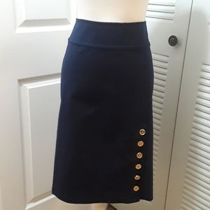 Navy skirt